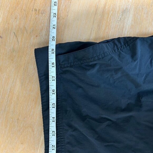 LL Bean Pants Womens 18 Black‎ Nylon Spandex Stretch Hiking Outdoor Zip Pockets - Picture 12 of 15